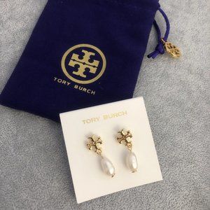 Tory Burch Kira Pearl Drop Earring_ Women_s Designer Earrings